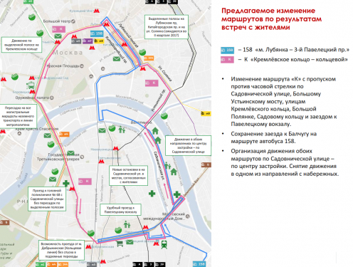 Автобус 253 на карте. Изменение маршрутов Москва. Кремлевское кольцо.